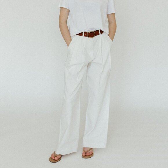 Proenza Schouler Helena Pant in Off White - Picture 1 of 7